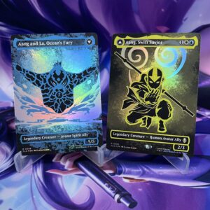 Aang Swift Savior ,Aang and La Oceans Fury #359 TLA Foil