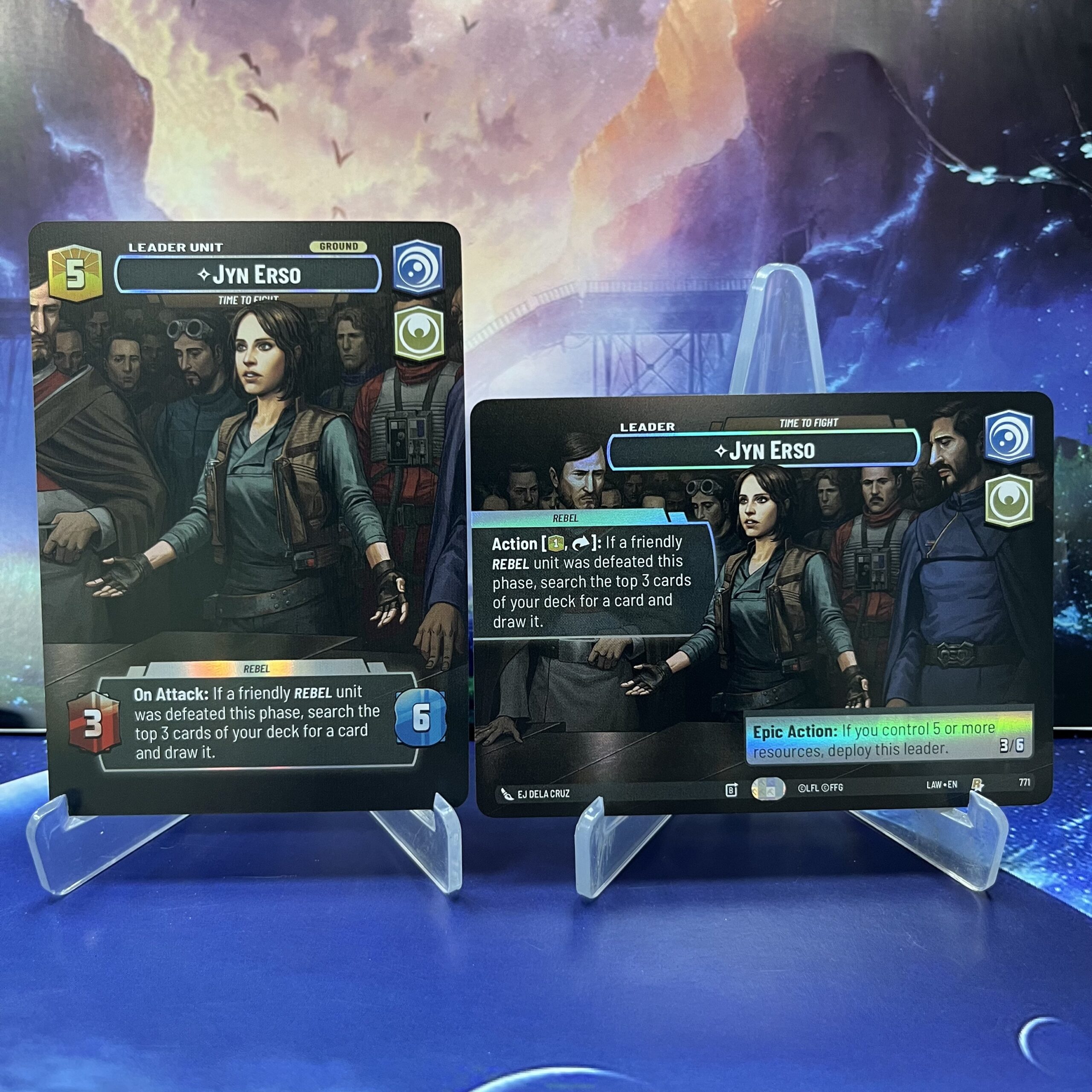 Jyn Erso-Time to Fight #771 ShowCase Foil From A Lawless Time