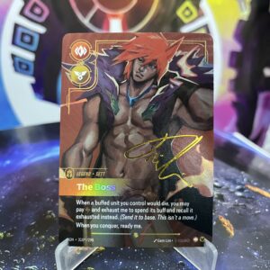 The Boss  OGN #310 Sig.Card
